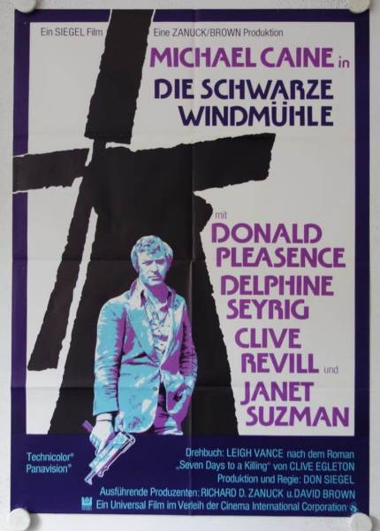 The Black Windmill original release german movie poster
